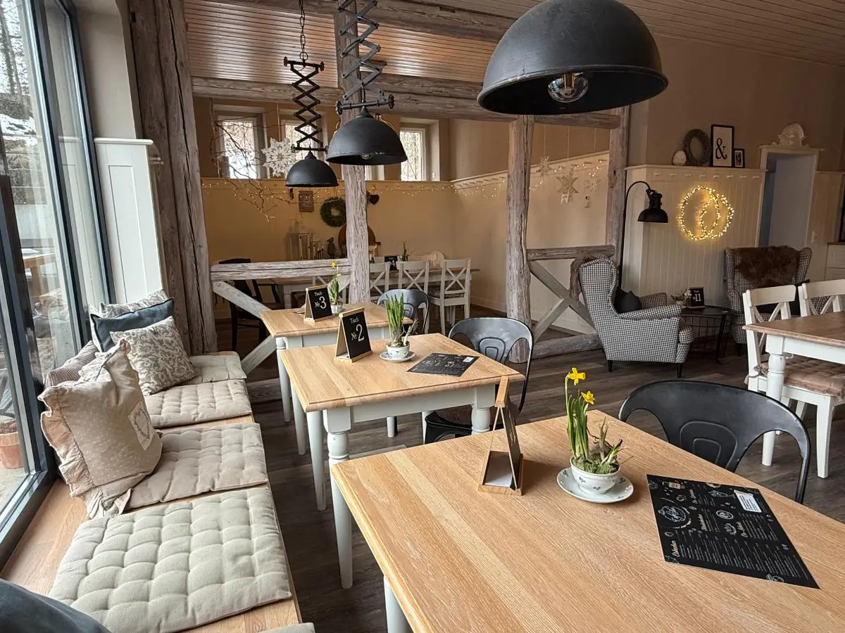 Gastraum im Landhaus Café Ilse
